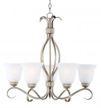 Maxim 10125ICSN - Basix-Single-Tier Chandelier