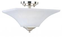 Maxim 20091FTSN - Aurora 2-Light Semi-Flush Mount