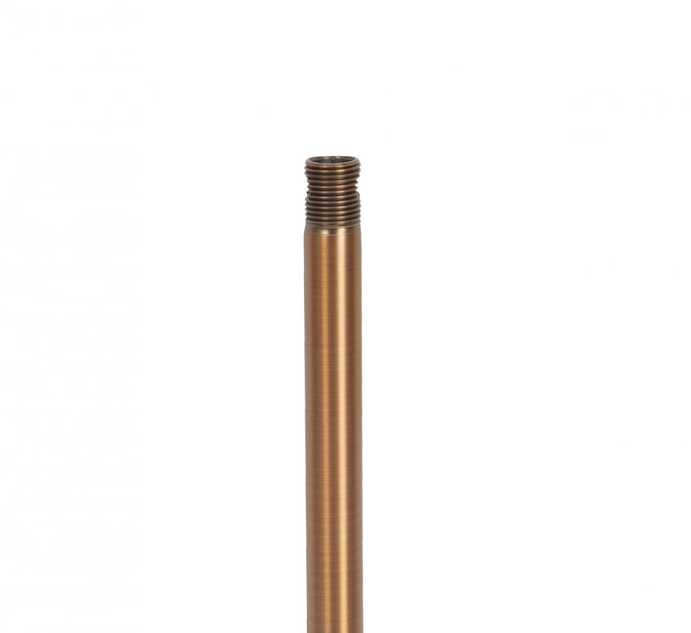 4" Downrod in Flat Black