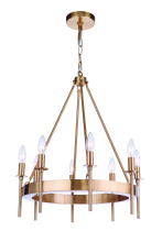 Craftmade 54328-SB - 8 Light Chandelier