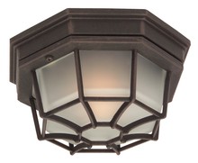 Craftmade Z390-04 - One Light Frosted Glass Matte White Outdoor Flush Mount
