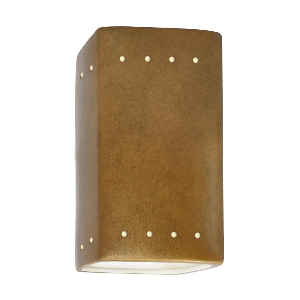 Small Rectangle w/ Perfs - Open Top & Bottom - LED