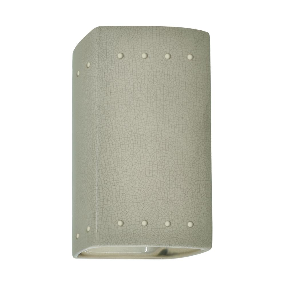 Small Rectangle w/ Perfs - Open Top & Bottom - LED