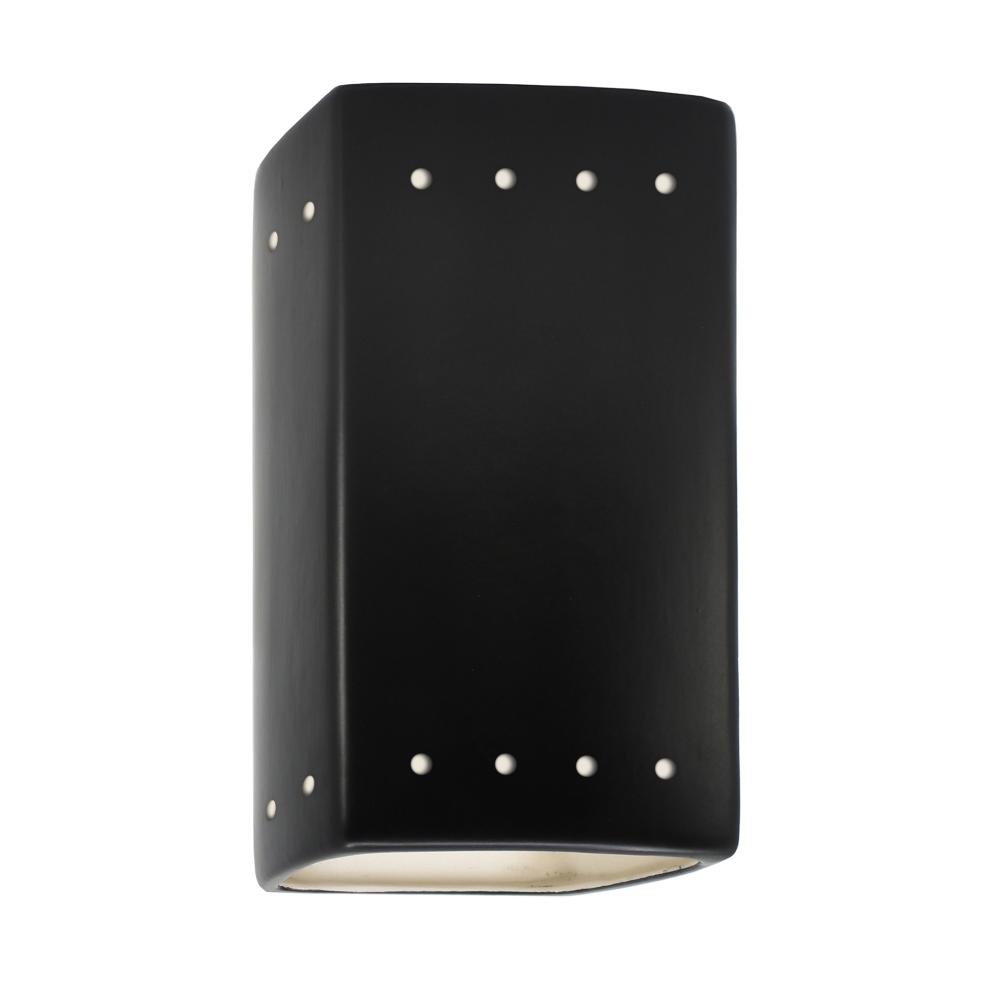 Small Rectangle w/ Perfs - Open Top & Bottom - LED