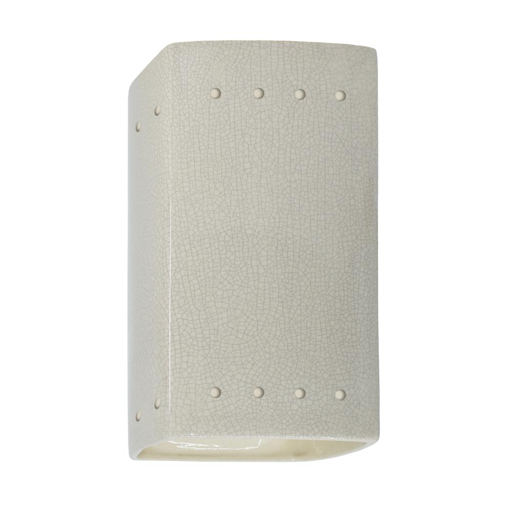 Small Rectangle w/ Perfs - Open Top & Bottom - LED