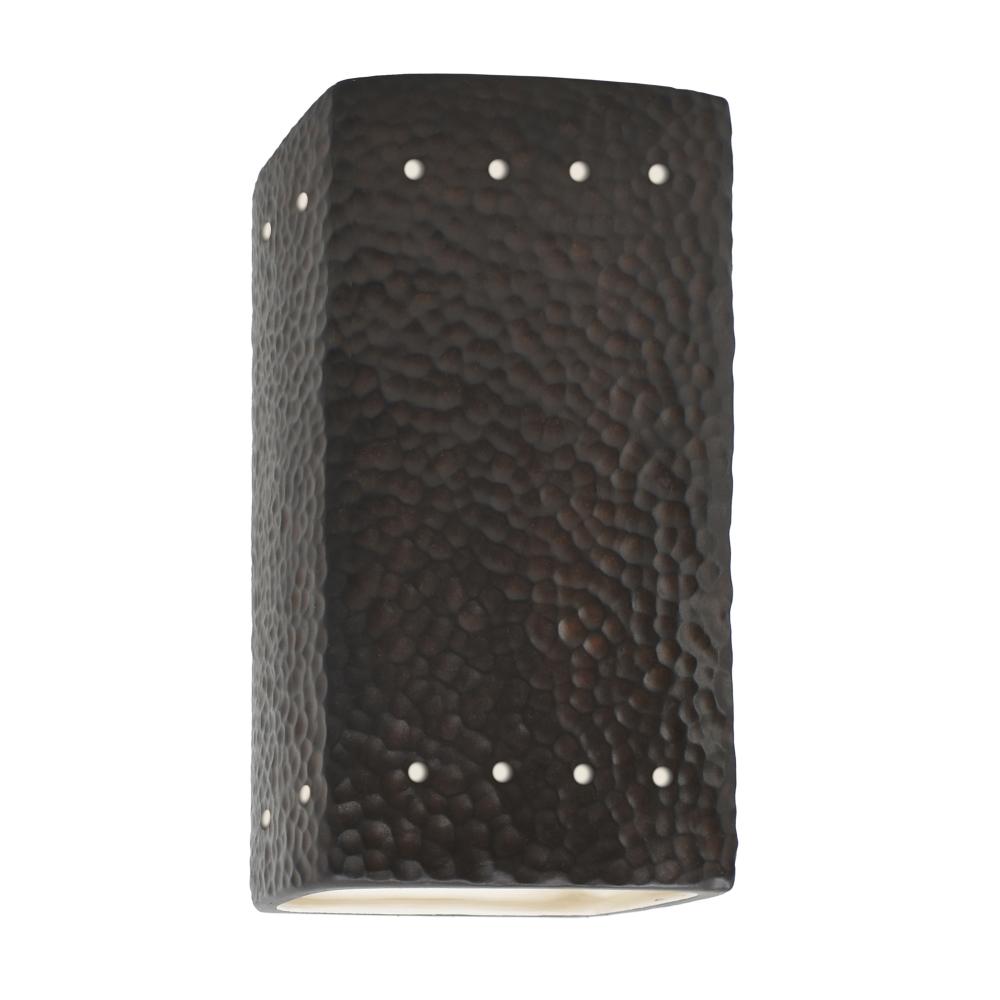 Small Rectangle w/ Perfs - Open Top & Bottom - LED