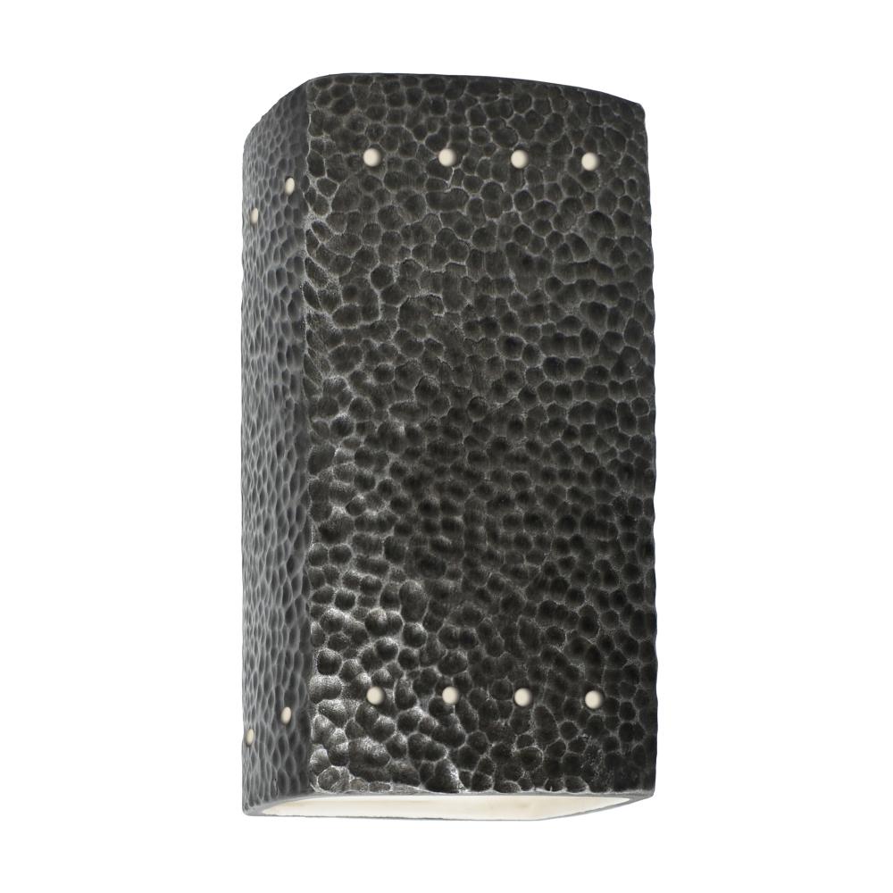 Small Rectangle w/ Perfs - Open Top & Bottom - LED