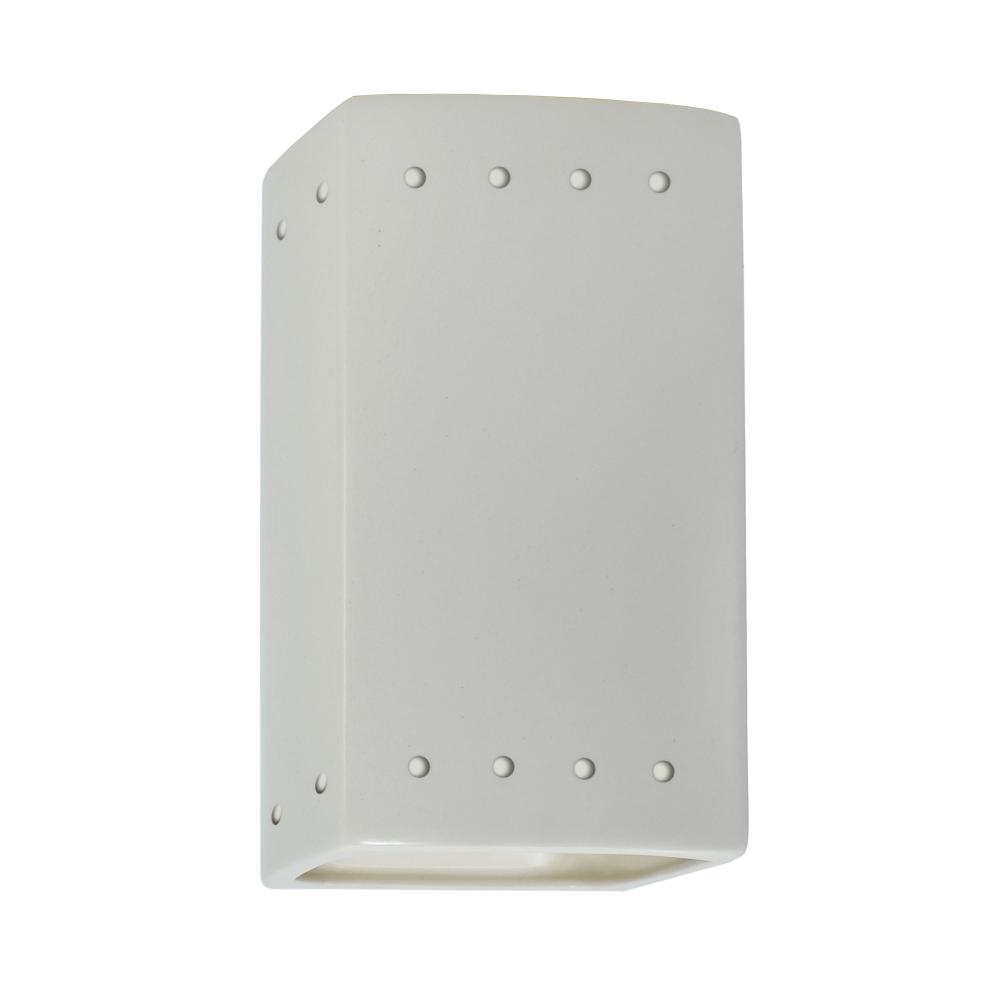 Small Rectangle w/ Perfs - Open Top & Bottom - LED
