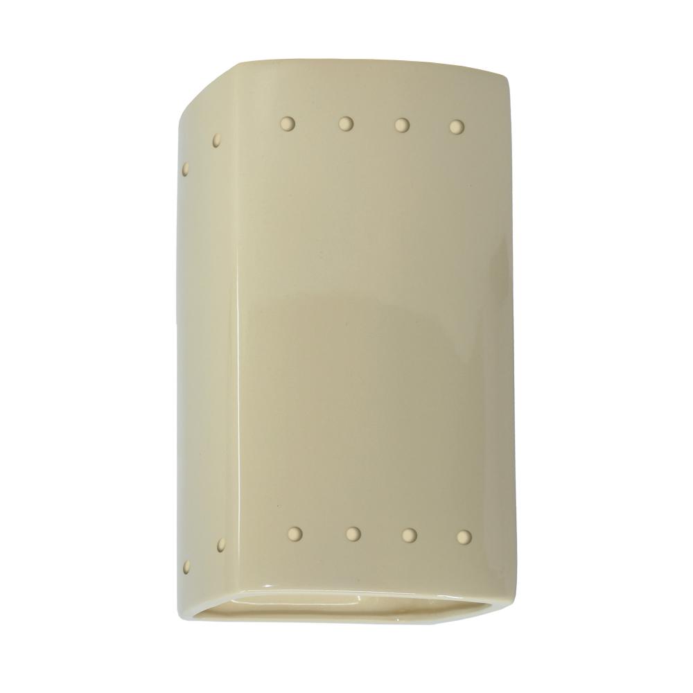 Small Rectangle w/ Perfs - Open Top & Bottom - LED