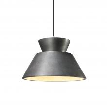 Justice Design Group CER-6420-ANTS-CROM-BKCD-LED1-700 - Trapezoid 1-Light LED Pendant