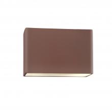 Justice Design Group CER-5650-CLAY - Large ADA Wide Rectangle - Closed Top