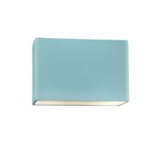 Justice Design Group CER-5655W-RFPL - Large ADA Outdoor LED Wide Rectangle - Open Top & Bottom