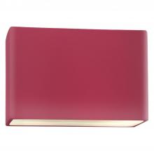 Justice Design Group CER-5658-CRSE-LED2-2000 - Really Big ADA Wide Rectangle LED Wall Sconce - Closed Top