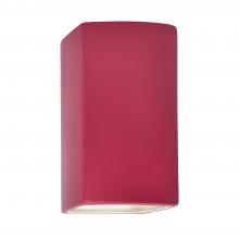 Justice Design Group CER-0915W-CRSE-LED1-1000 - Small LED Rectangle - Open Top & Bottom (Outdoor)