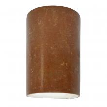 Justice Design Group CER-1260W-PATR - Large Cylinder - Closed Top (Outdoor)