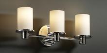 Justice Design Group FSN-8513-10-MROR-CROM - Rondo 3-Light Bath Bar