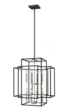 Z-Lite 454-28BK-BN - 8 Light Chandelier