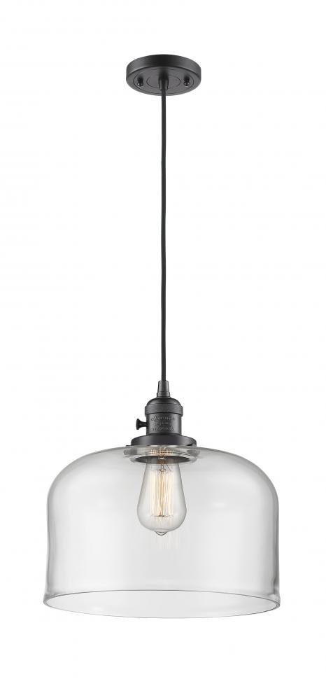 Bell - 1 Light - 12 inch - Oil Rubbed Bronze - Cord hung - Mini Pendant