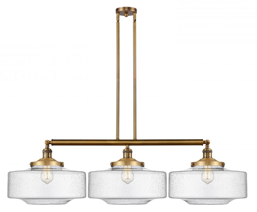 Bridgeton - 3 Light - 50 inch - Brushed Brass - Stem Hung - Adjustable Island Light