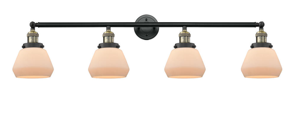 Fulton - 4 Light - 43 inch - Black Antique Brass - Adjustable Bath Vanity Light