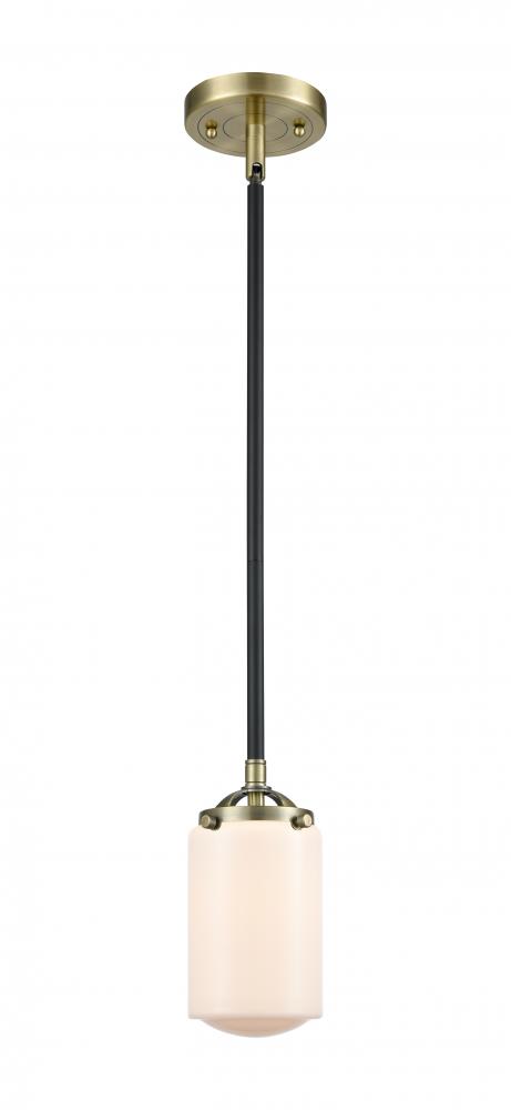 Dover - 1 Light - 5 inch - Brushed Satin Nickel - Cord hung - Mini Pendant