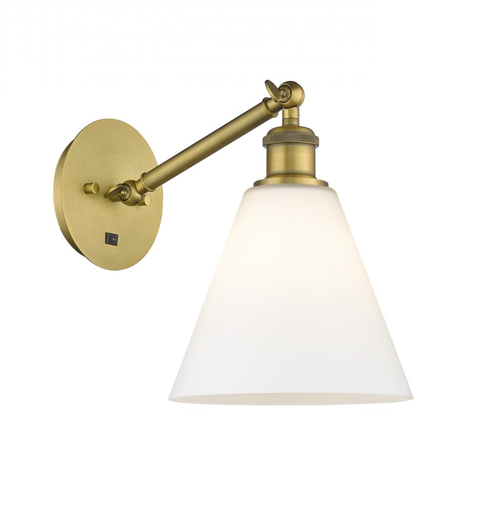 Berkshire - 1 Light - 8 inch - Brushed Brass - Adjustable Sconce