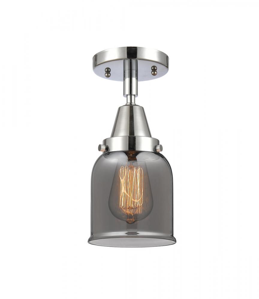 Bell - 1 Light - 5 inch - Polished Chrome - Flush Mount