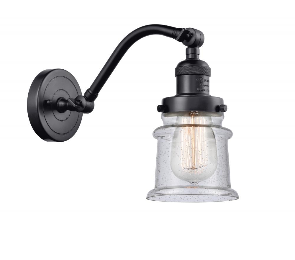 Canton - 1 Light - 7 inch - Matte Black - Adjustable Sconce