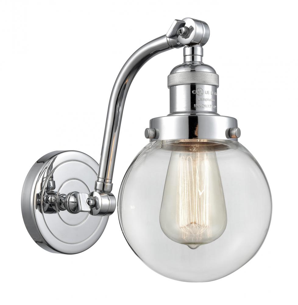 Beacon - 1 Light - 6 inch - Polished Chrome - Adjustable Sconce