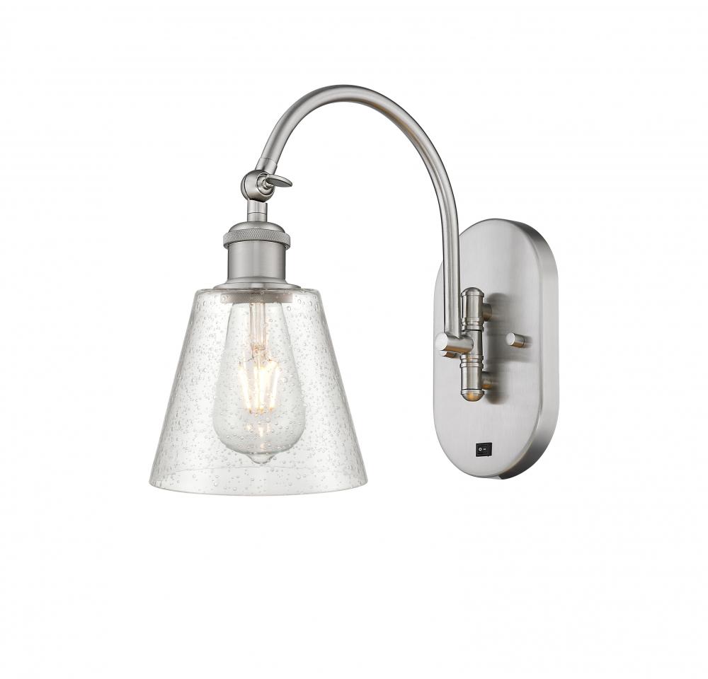 Caton - 1 Light - 5 inch - Brushed Satin Nickel - Adjustable Swing Arm