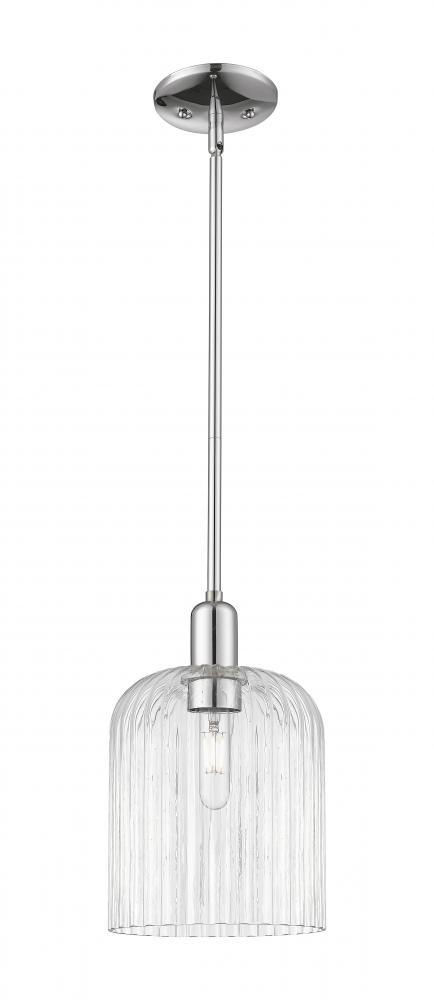 Bridal Veil - 1 Light - 8 inch - Polished Chrome - Mini Pendant