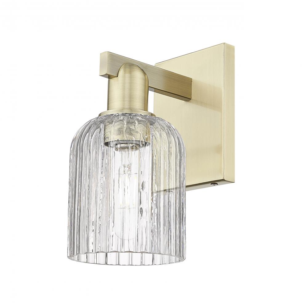 Bridal Veil - 1 Light - 6 inch - Antique Brass - Sconce