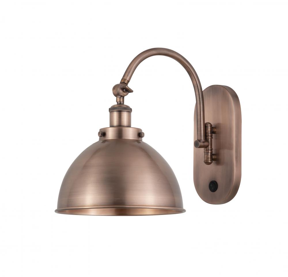 Ballston Urban - 1 Light - 10 inch - Antique Copper - Adjustable Swing Arm