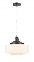 Innovations Lighting 201C-OB-G691-12-LED - Bridgeton - 1 Light - 12 inch - Oil Rubbed Bronze - Cord hung - Mini Pendant