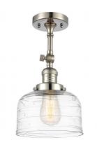 Innovations Lighting 201F-PN-G713 - Bell - 1 Light - 8 inch - Polished Nickel - Adjustable Semi-Flush Mount