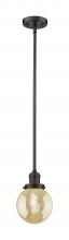 Innovations Lighting 201S-OB-G208-6 - Beacon - 1 Light - 6 inch - Oil Rubbed Bronze - Stem Hung - Mini Pendant