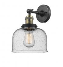 Innovations Lighting 203-BAB-G74 - Bell - 1 Light - 8 inch - Black Antique Brass - Adjustable Sconce