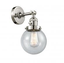Innovations Lighting 203SW-PN-G204-6 - Beacon - 1 Light - 6 inch - Polished Nickel - Adjustable Sconce