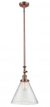 Innovations Lighting 206-AC-G44-L - Cone - 1 Light - 12 inch - Antique Copper - Stem Hung - Adjustable Mini Pendant