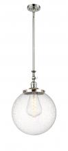 Innovations Lighting 206-PN-G204-14 - Beacon - 1 Light - 12 inch - Polished Nickel - Stem Hung - Adjustable Mini Pendant