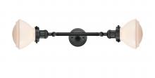 Innovations Lighting 208L-BK-G321 - Olean - 2 Light - 7 inch - Matte Black - Adjustable Bath Vanity Light
