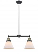 Innovations Lighting 209-BAB-G41 - Cone - 2 Light - 21 inch - Black Antique Brass - Stem Hung - Adjustable Island Light