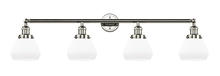 Innovations Lighting 215-PN-G171 - Fulton - 4 Light - 43 inch - Polished Nickel - Adjustable Bath Vanity Light