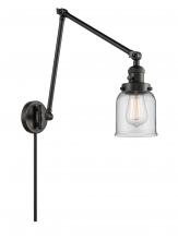 Innovations Lighting 238-BK-G52 - Bell - 1 Light - 8 inch - Matte Black -Adjustable Swing Arm