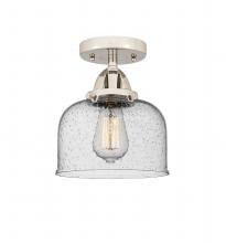 Innovations Lighting 288-1C-PN-G74-LED - Bell - 1 Light - 8 inch - Polished Nickel - Semi-Flush Mount