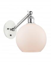 Innovations Lighting 317-1W-WPC-G121-8 - Athens - 1 Light - 8 inch - White Polished Chrome - Adjustable Sconce