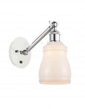 Innovations Lighting 317-1W-WPC-G391 - Ellery - 1 Light - 5 inch - White Polished Chrome - Adjustable Sconce