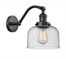 Innovations Lighting 515-1W-BK-G74 - Bell - 1 Light - 8 inch - Matte Black - Adjustable Sconce