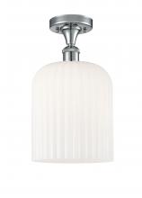 Innovations Lighting 516-1C-PC-G559-8GWH - Bridal Veil - 1 Light - 5 inch - Polished Chrome - Semi-Flush Mount