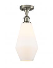 Innovations Lighting 516-1C-SN-G651-7 - Cindyrella - 1 Light - 7 inch - Brushed Satin Nickel - Semi-Flush Mount